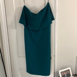 NWT Green strapless Lulu’s dress